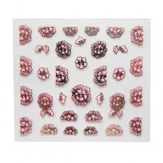 Наклейки на самоклеющейся основе "Pink Flower" 3D NR23