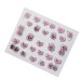 Наклейки на самоклеющейся основе "Pink Flower" 3D NR24 Наклейки на самоклеющейся основе "Pink Flower" 3D NR24