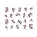 Водные наклейки "Color Butterflies" /8355 Водные наклейки "Color Butterflies" /8355