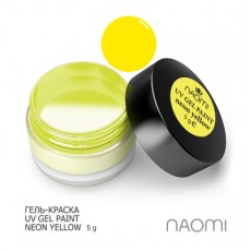 Naomi UV Gel Paint Neon Yellow 5g