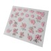 Наклейки на самоклеющейся основе "Pink Flower" 3D NR05