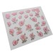 Наклейки на самоклеющейся основе "Pink Flower" 3D NR05