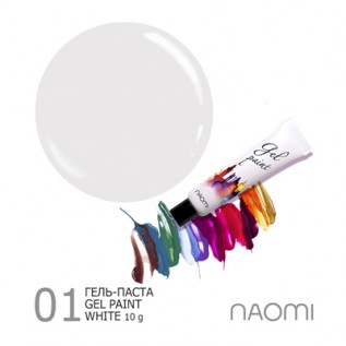 Naomi Гель-паста White NO WIPE 01 Naomi Гель-паста White NO WIPE 01