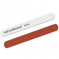 Пилка для ногтей Прямая Kodi (White Brown) 180/240