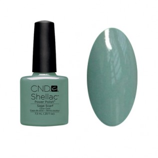 CND Shellac Sage Scarf