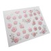 Наклейки на самоклеющейся основе "Pink Flower" 3D NR06