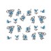 Водные наклейки "Color Butterflies" /8358 Водные наклейки "Color Butterflies" /8358