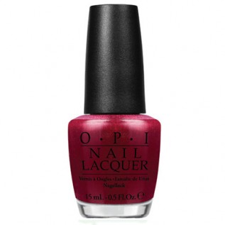 O•P•I Lacquer Red Fingers & Mistletoes