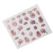 Наклейки на самоклеющейся основе "Pink Flower" 3D NR18 Наклейки на самоклеющейся основе "Pink Flower" 3D NR18