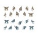 Водные наклейки "Color Butterflies" /8356 Водные наклейки "Color Butterflies" /8356