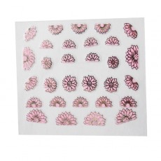 Наклейки на самоклеющейся основе "Pink Flower" 3D NR19