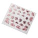 Наклейки на самоклеющейся основе "Pink Flower" 3D NR19 Наклейки на самоклеющейся основе "Pink Flower" 3D NR19