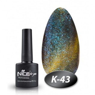 Nice Гель-лак Cat Eyes K-43