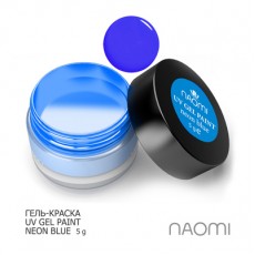 Naomi UV Gel Paint Neon Blue 5g
