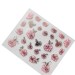 Наклейки на самоклеющейся основе "Pink Flower" 3D NR20 Наклейки на самоклеющейся основе "Pink Flower" 3D NR20