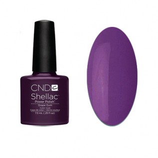 CND Shellac Grape Gum