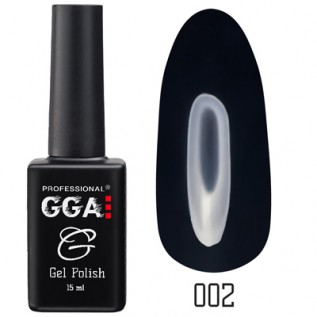 GGA prof Gel Polish №002 Classic Black GGA prof Gel Polish №002 Classic Black