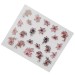 Наклейки на самоклеющейся основе "Pink Flower" 3D NR21 Наклейки на самоклеющейся основе "Pink Flower" 3D NR21