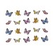 Водные наклейки "Color Butterflies" /8337