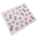 Наклейки на самоклеющейся основе "Pink Flower" 3D NR12